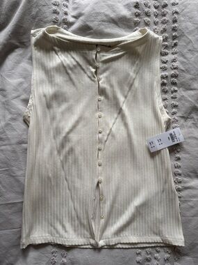 Button Down Tank Top